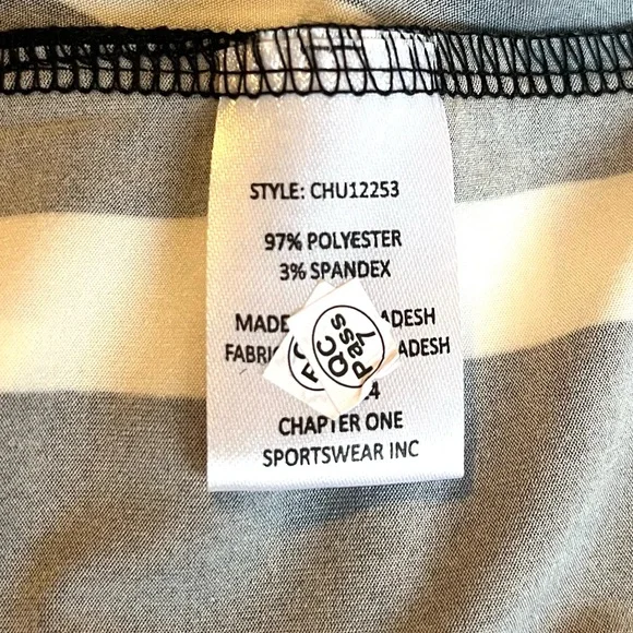 NWOT Jules & Leopold B&W Geo Print Cowl Neck Slip Midi Dress Date Night Party, M - Picture 13 of 14